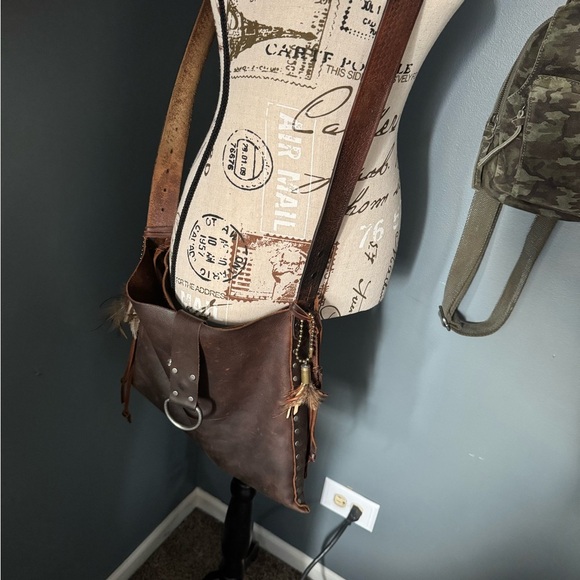 Women's Leather Crossbody - Picture 2 of 13